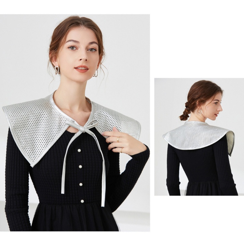 Cổ Áo Sweater Giả Lông Lừa Có Thể Tháo Rời