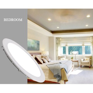 Bộ 10 Đèn LED Âm Trần 9W Tròn
