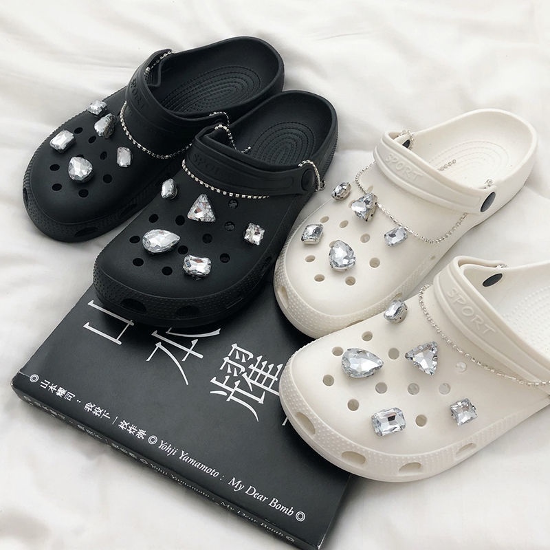 Nhãn Dán Trang Trí Họa Tiết Chữ Thập Dễ Thương Xinh Xắn Jibbitz, Sticker Gắn Trang Trí Giày Dép Crocs Hình Dễ Thương