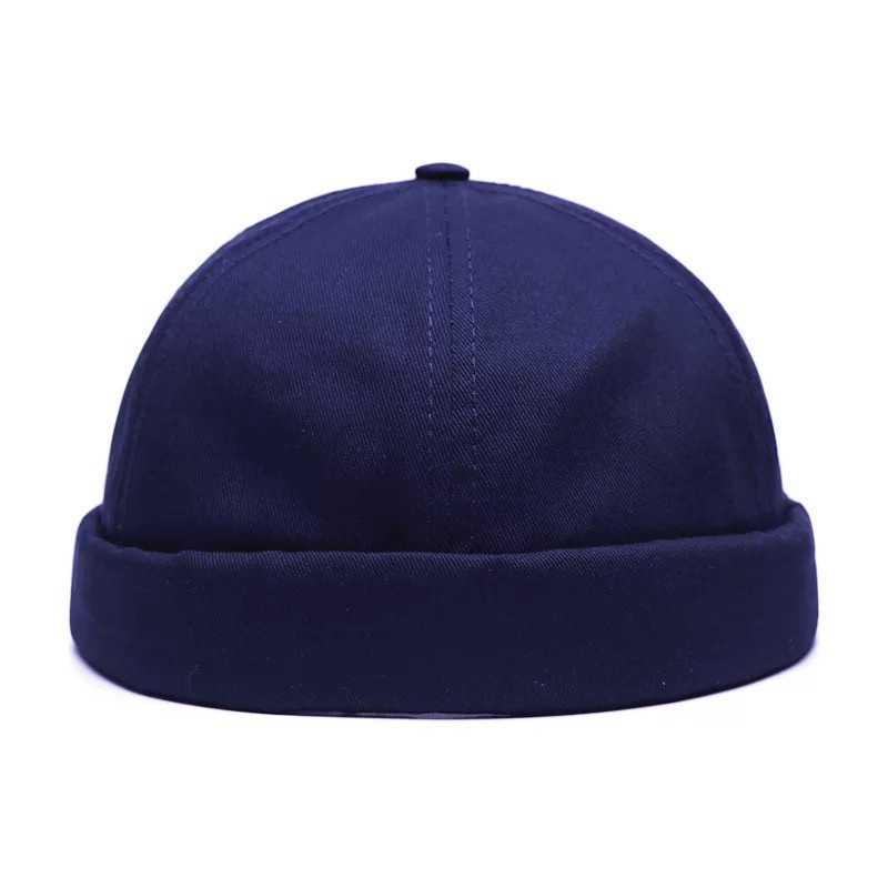 Mũ Đội Beanie LINJW Vải Cotton Trơn Màu Mới 2021