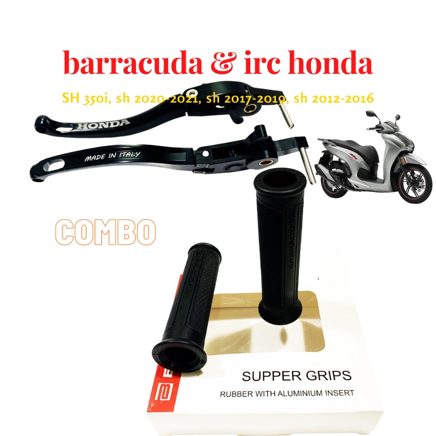 Tay phanh IRC honda dùng cho SH 350i, SH 300i, SH 125/150, SH 2012-2020 và Bao tay barracuda  ( COMBO 2 món)