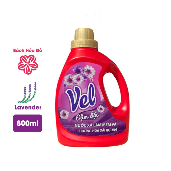 Nước xả vải VEL ĐẬM ĐẶC can 5L - Hương Lavender (chuyên dụng cho tiệm Giặt Ủi)