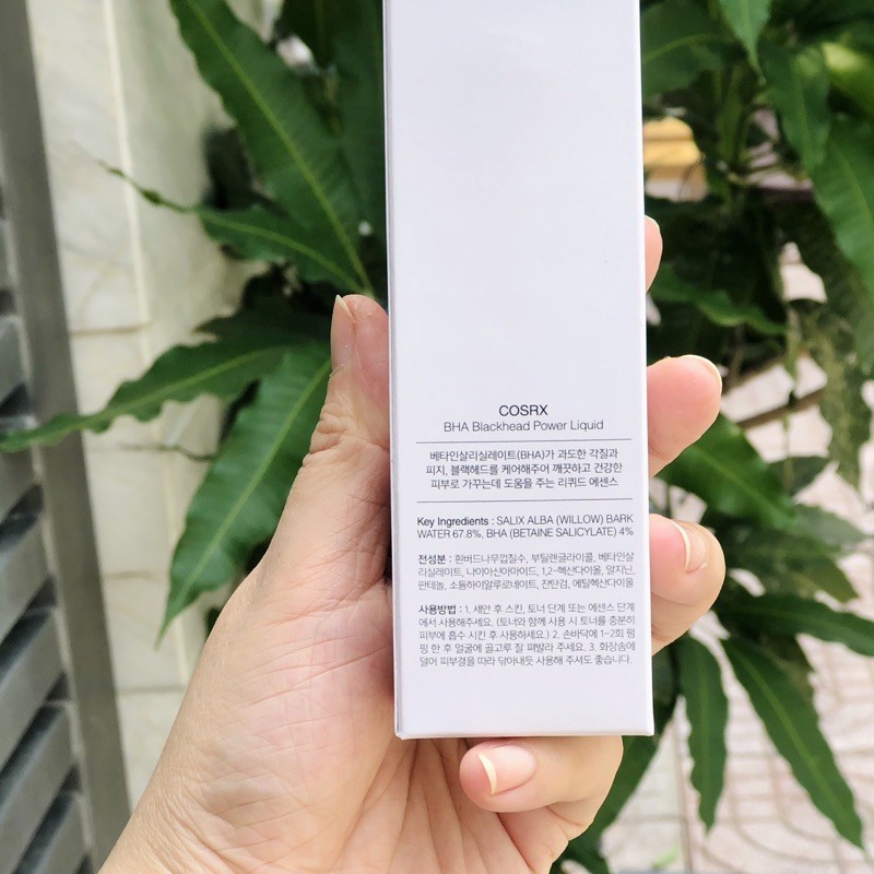 Giảm mụn đầu đen BHA Cosrx Blackhead Power Liquid