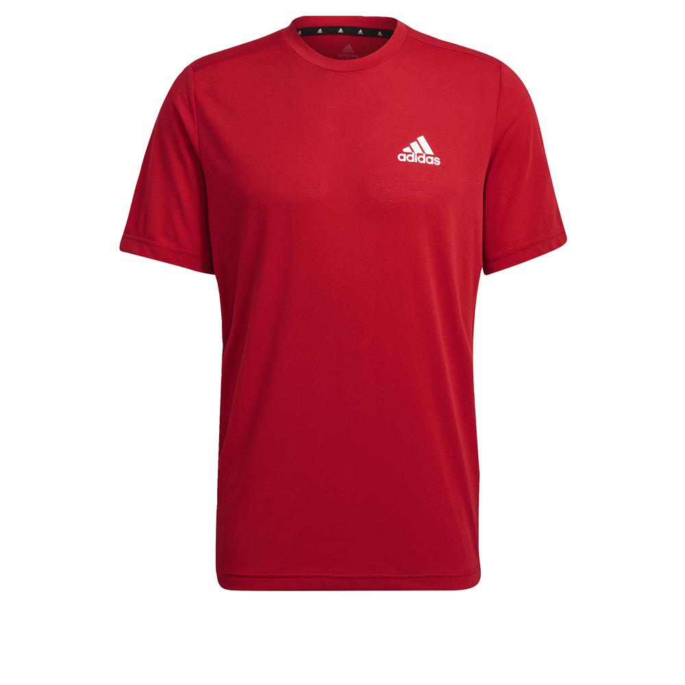 Áo Tee adidas TRAINING Nam Áo Thun Thể Thao Feelready Designed to Move AEROREADY Màu đỏ GT5552