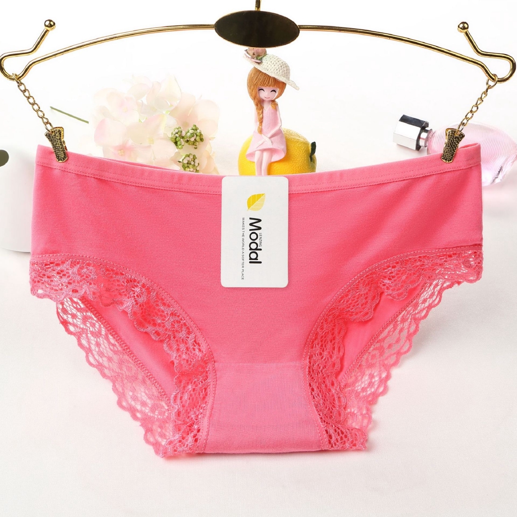 Quần lót phối ren lưng thấp cho nữ | BigBuy360 - bigbuy360.vn