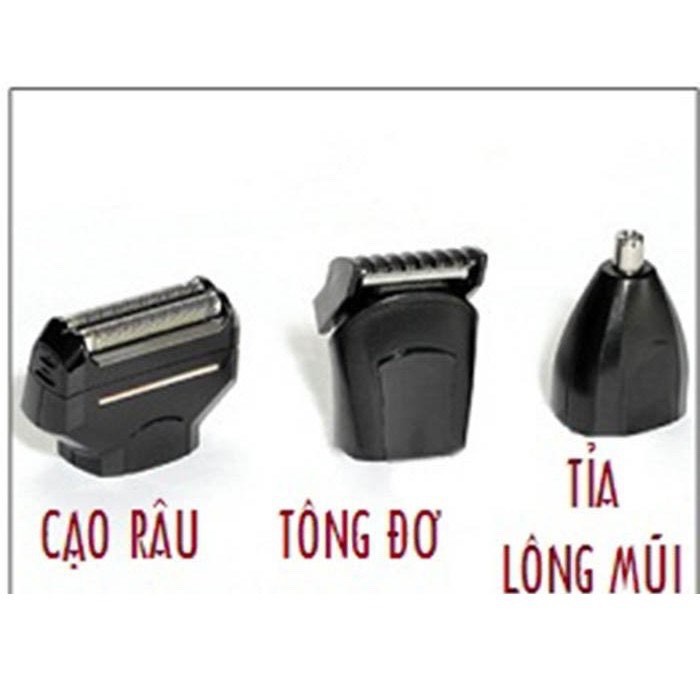 Tông Đơ Cắt Tóc Gia Đình Không Dây Kemei - KM 1407 (3 trong 1)