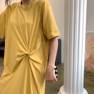 Đầm xoắn eo