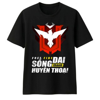 SALE- Áo Thun Free Fire 2 Màu Trắng Đen Rank Huyền Thoại Giá Cực Tốt, áo thun unisex nam nữ