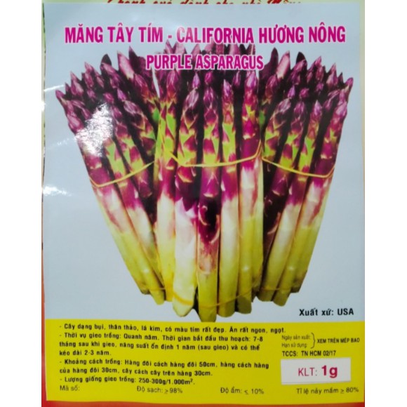 HẠT MĂNG TÂY TÍM CALIFORNIA - GÓI 1 GRAM