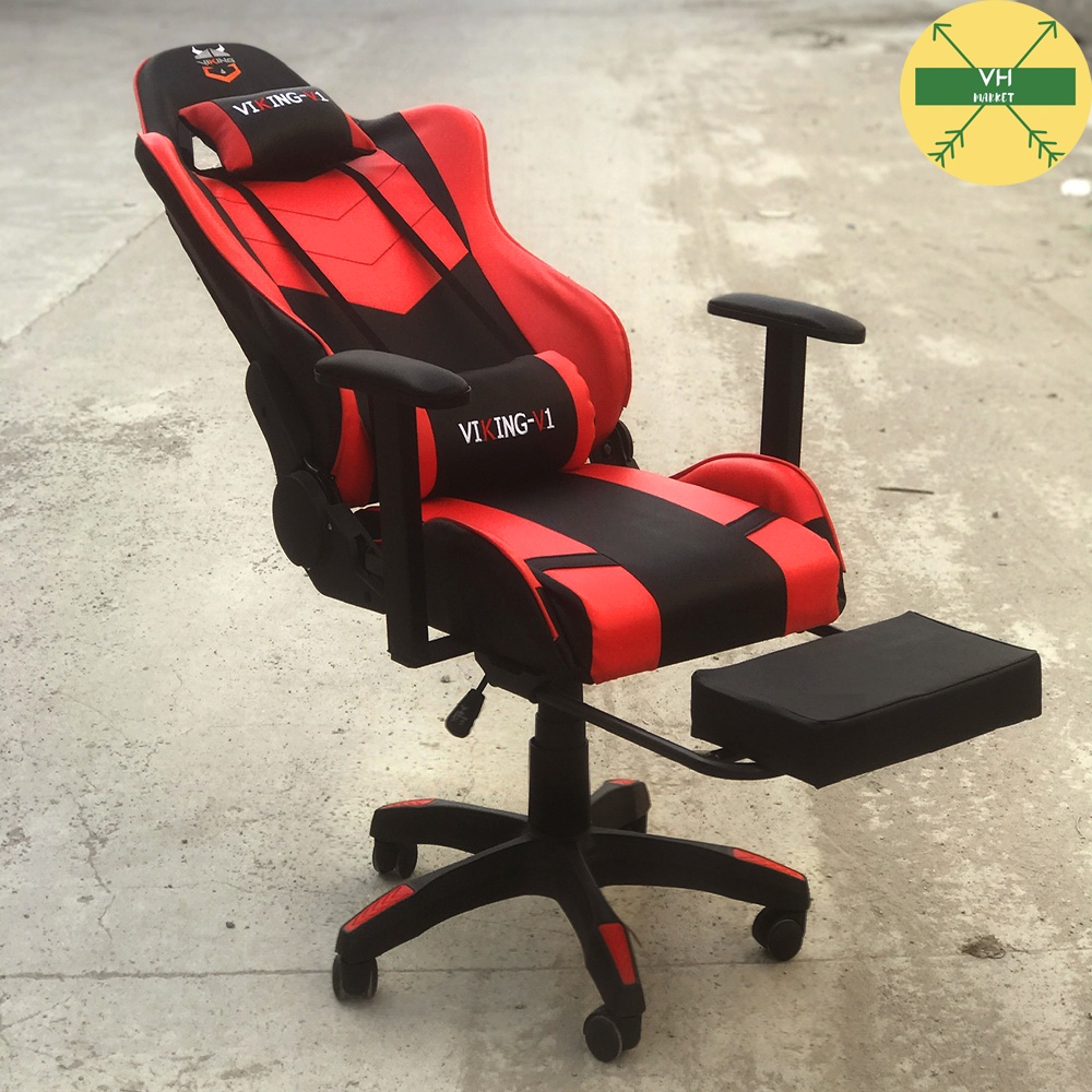 Ghế Gaming Viking V1 Cao Cấp,Ghế Chơi Game Viking V1 Hàng Chính Hãng Bảo Hành 12 Tháng Ảnh Thật