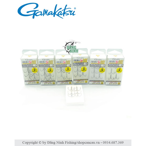 Lưỡi 3 tiêu Gamakatsu Treble SP/MH - 67631