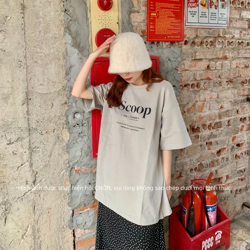 Áo thun 3158 MÀU GHI SÁNG hàng loại 1 chất dày dặn Cotton Unisex CHÒN CLOTHING