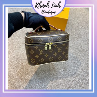 Mã T04 Túi hộp tròn Lv,túi đựng đồ trang điểm cho nữ(Thời trang túi xách nữ)