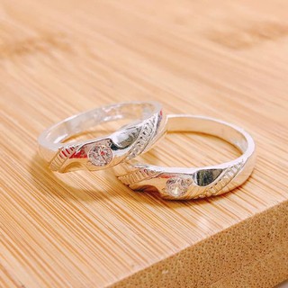 Nhẫn Đôi JQN Nhẫn Bạc Thật D16