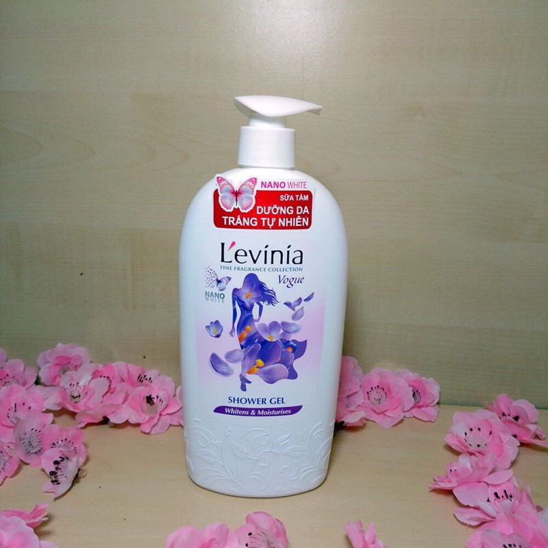 Sữa tắm nano trắng da chống nắng L’evinia 500g