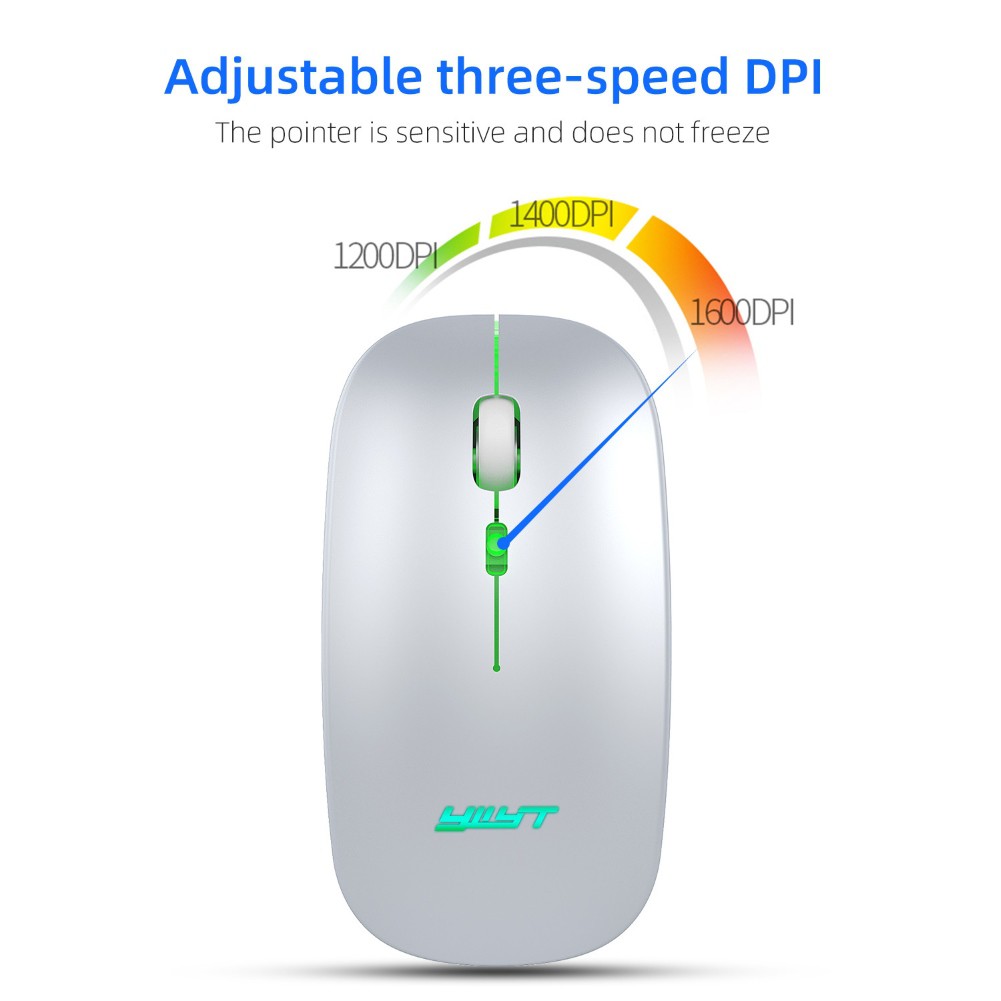 Chuột Không Dây Hel + G852 Bluetooth 5.1 2.4g Cho Laptop