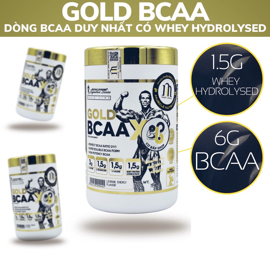 Thực Phẩm Bổ Sung Tăng Hiệu Suất Tập Luyện Kevin Levrone Gold Bcaa (30 Lần Dùng)