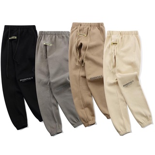 Quần thể thao jogger vải nhung kích thước lớn in chữ Fear OF GOD Essentials thời trang