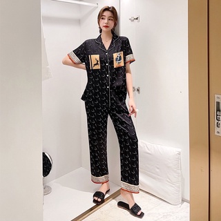 Pijama lụa quần dài cao cấp nhiều mẫu size - đồ ngủ lụa cao cấp- Lullaby Homewear link số 2