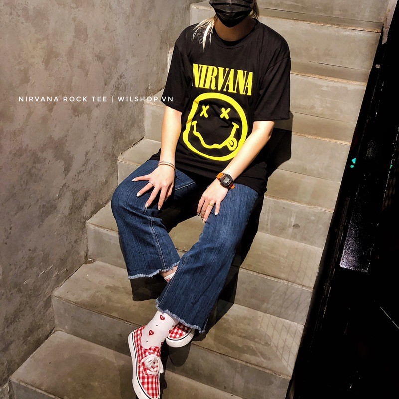 (M, L, XL) ÁO NIRVANA NEVERMIND - ROCK BAND TEE - ÁO THUN ÁO PHÔNG NHẠC ROCK UNISEX | BigBuy360 - bigbuy360.vn