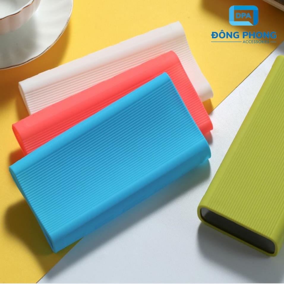 Bao Silicon Pin Sạc Dự Phòng Xiaomi 10000mAh Gen 3 Chính Hãng