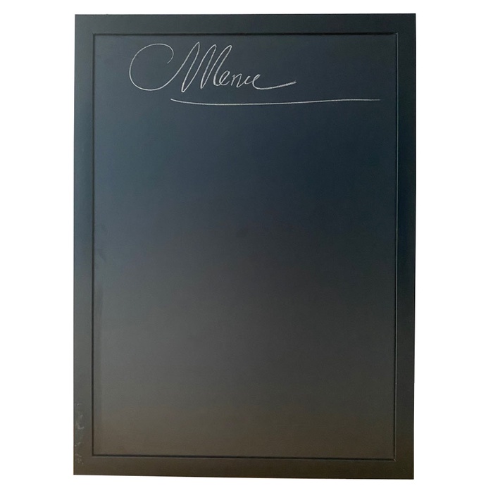 Bảng đen menu khung màu gỗ kt 80x120