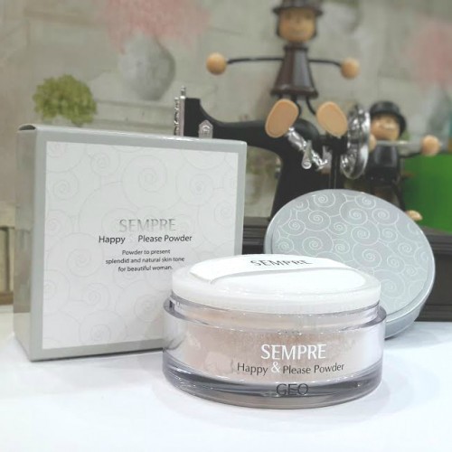 Phấn phủ bột GEO Sempre Happy & Please Powder Hàn Quốc 25g