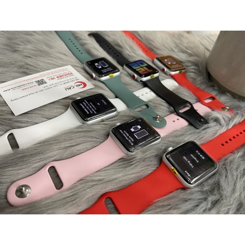 Đồng hồ Apple Watch Series 3 (  bản LTE ) Size 42mm viền nhôm , Zin 99% Như Mới, Chính Hãng Apple  MR CAU