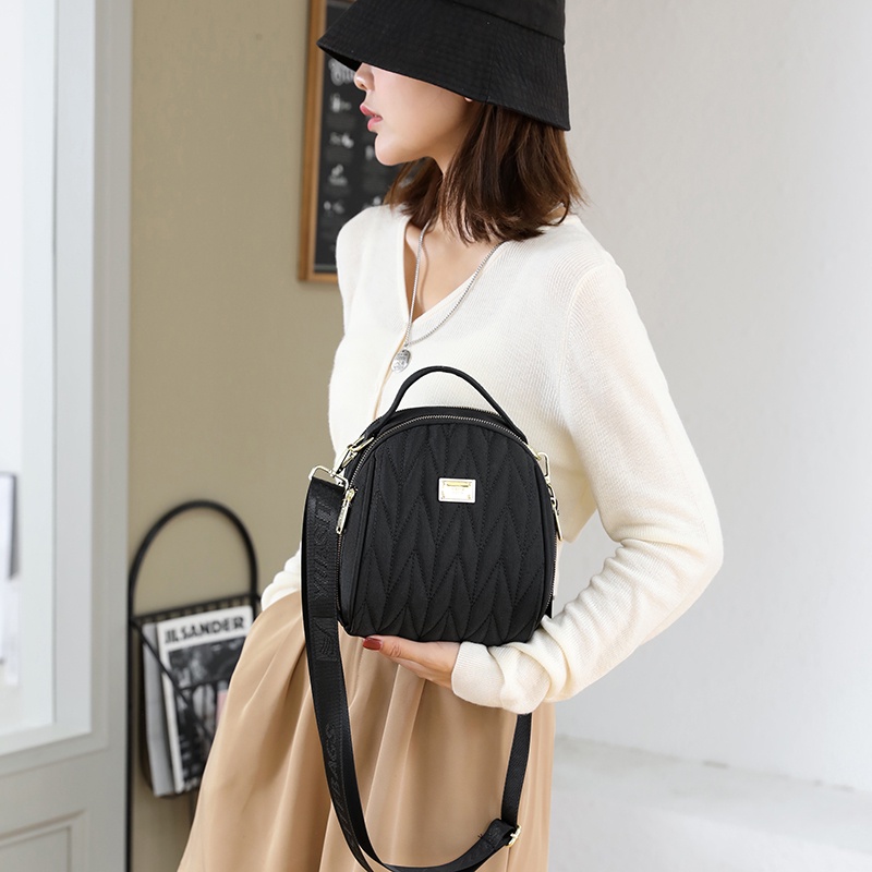 Ba Lô Vải Oxford Thêu Họa Tiết Chống Nước Đa Năng Thời Trang Cho Nữ