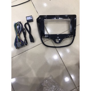 Mặt dưỡng, mặt nạ lắp màn hình android,dvd android cho xe VINFAST FADIL 9 10 inch có jack nguồn zin nhựa abs cứng