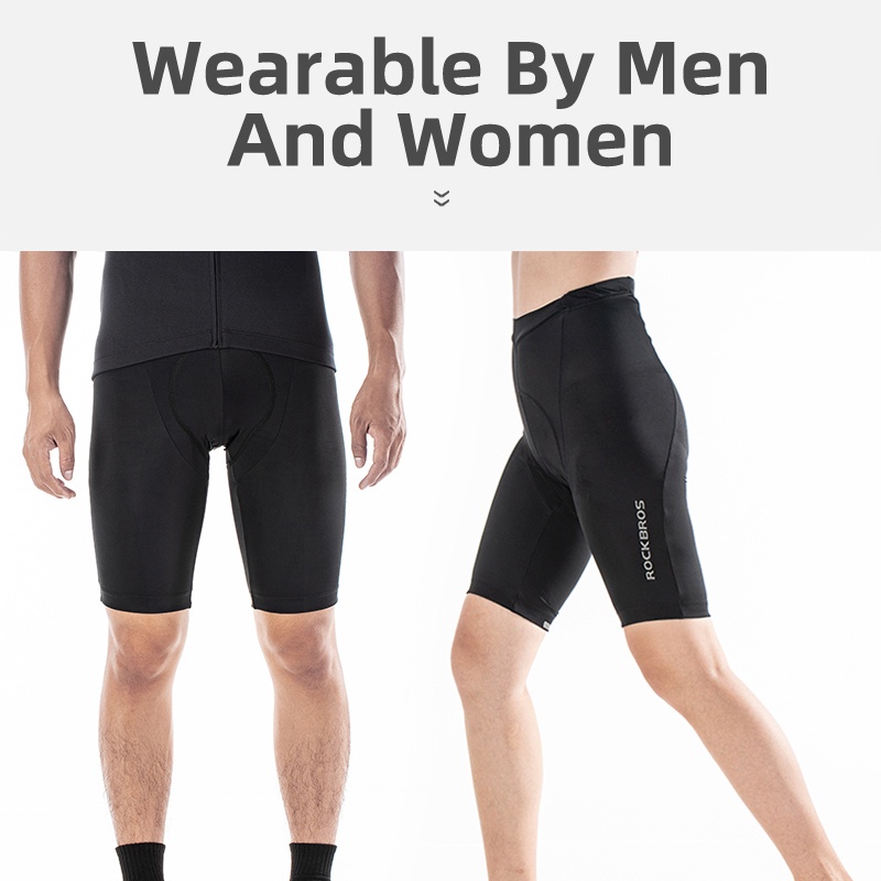 Rockbros Quần Short Đạp Xe Có Mút Đệm 3d Thoáng Khí Chống Sốc Cho Nam Và Nữ