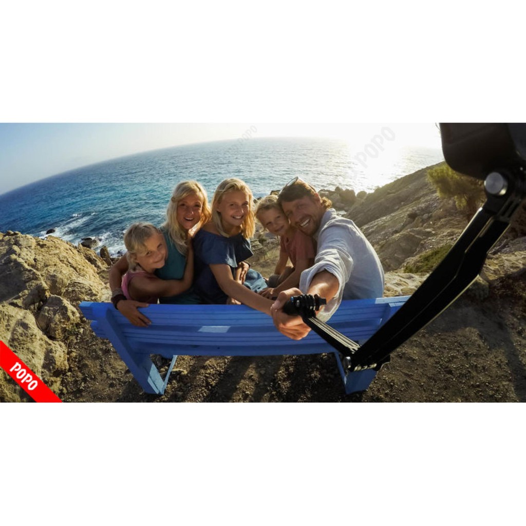 Gậy 3 Khúc Selfie Gopro  3 Way Monopod cho Gopro và SJCAM SHARK