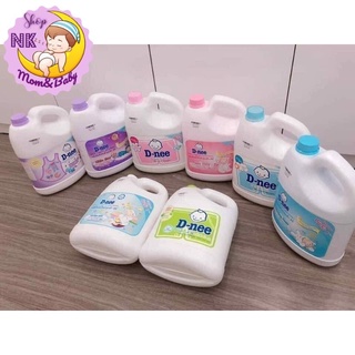 Nước giặt xả DNee thái Lan mùi hương dịu nhẹ,An toàn chuyên dùng giặt đồ cho bé yêu của bạn 3000ml_NK Mom&Baby