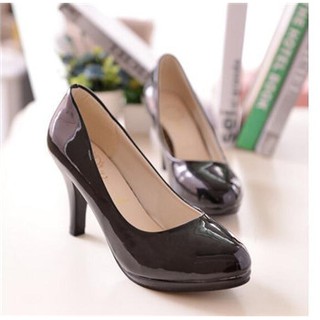 Giày Cao Gót Da Bóng Chống Thấm Nước Size 34-42
