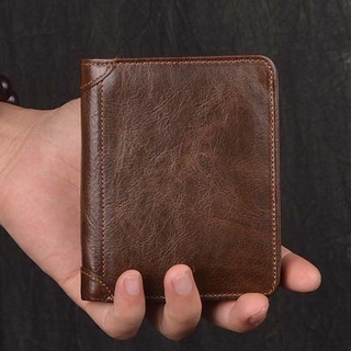 Ví nam da bò thật cầm tay cao cấp thời trang giá rẻ nhỏ gọn bỏ túi nhiều ngăn cao cấp CPSHOP, bóp nam đứng trơn giá rẻ
