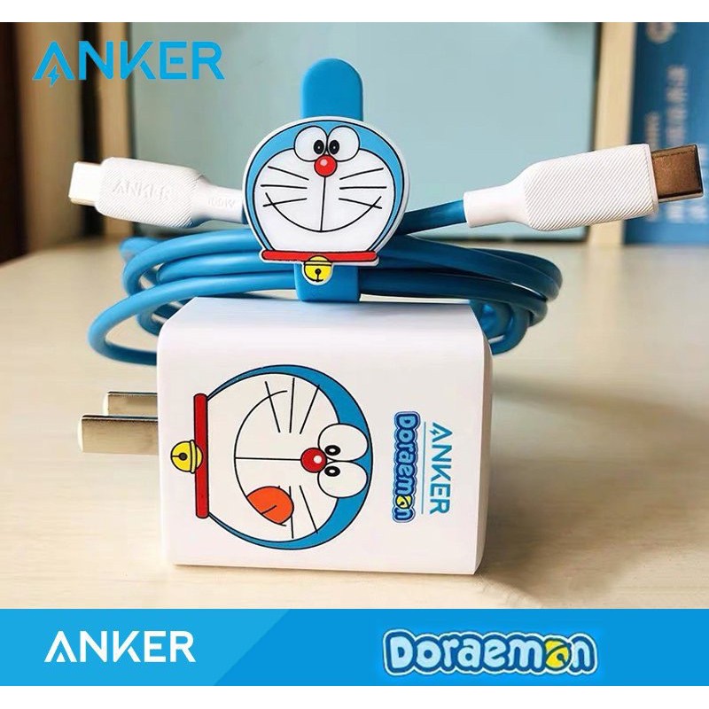 Bộ Sạc Anker Doraemon 65W cho Laptop - Phiên Bản Doraemon Sạc A2718 + Cáp A8856