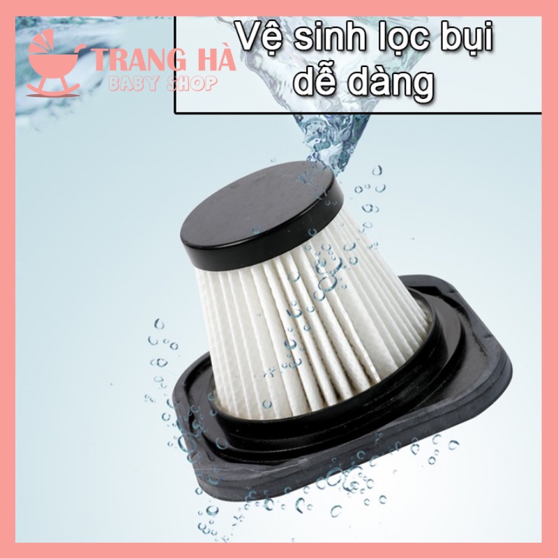 ⚡BH 12 THÁNG⚡Máy Hút Bụi Không Dây Cầm Tay Aikesi 4 Đầu Hút Thông Minh Hút Bụi Nệm Chăn Gối Lông Thú, Hút Bụi Gia Đình