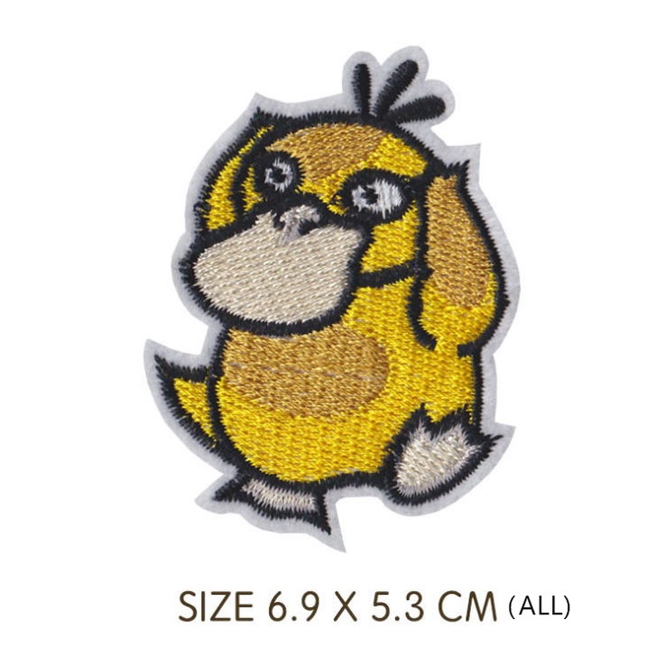 Pokémon Pokemon Jenny Turtle Kirby Beast Picosi Super Dream Pocobi Fat Dinghuolong Miếng Dán Quần Áo Bằng Vải Thêu Thủ Công Có Thể Ủi