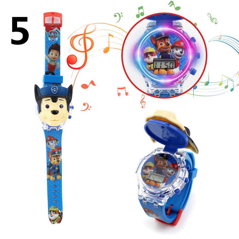 Đồng hồ đeo tay hình nhân vật hoạt hình thời trang cho bé nhiều kiểu tùy chọn