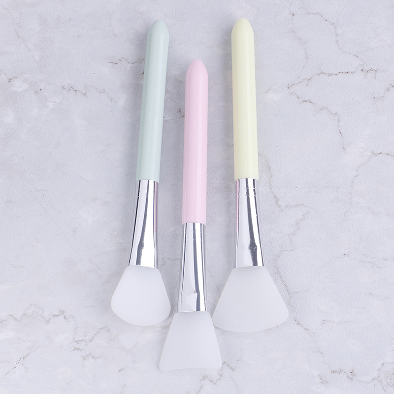 [Bảo Vệ tinh tế♥1 Cọ silicone Phẳng Quét Mặt Nạ Bùn Chăm Sóc Da