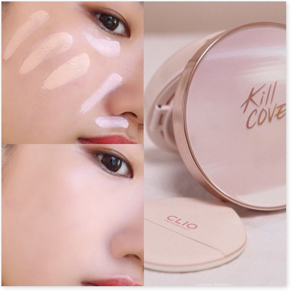 Mã khuyến mãi Phấn Nước Clio Kill Cover Foundwear - Glow Cushion SPF50+