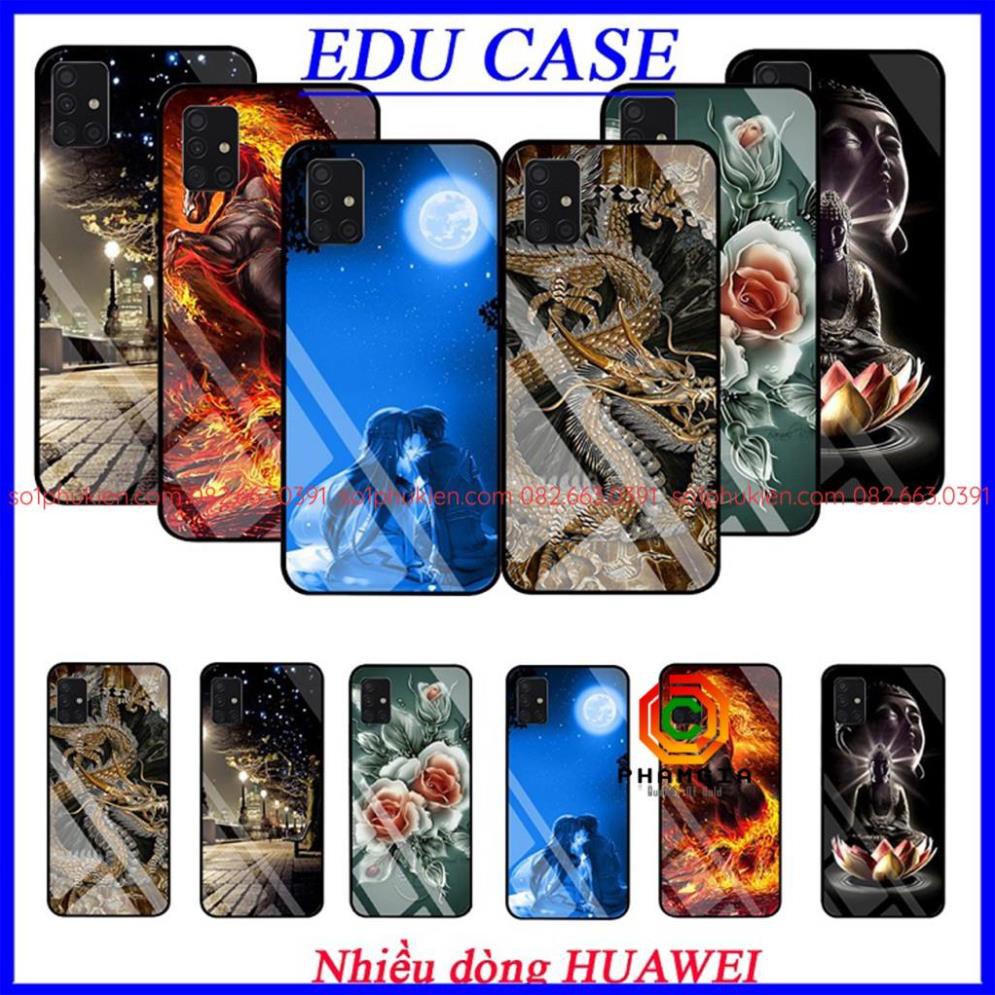 Ốp lưng điện thoại HUAWEI Nova 3I, Nova 3E, Y9 2019, P20 Lite kính 3D ,Hình ảnh sắc nét chống vỡ
