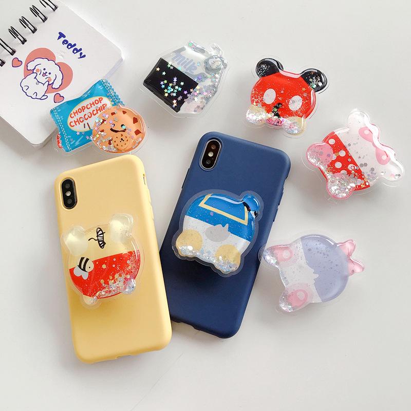 Giá Đỡ Điện Thoại Hình Chuột Mickey / Minnie Đáng Yêu Dây điện thoại di động