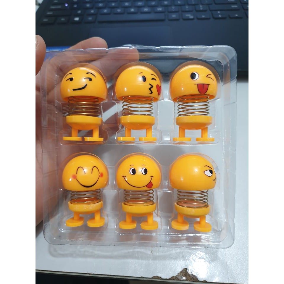 Sét 6 icon mặt cảm xúc