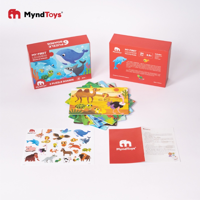 Đồ Chơi Giáo Dục Myndtoys My First Learning - World of Animals Dành Cho Các Bé Trên 3 Tuổi