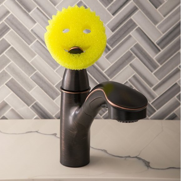 1/4 Miếng bọt xốp rửa chén nhà bếp nhà tắm