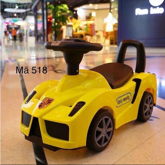 Xe chòi chân ôtô Ferrari Lamborgini Porsche có nhạc có đèn cho bé.