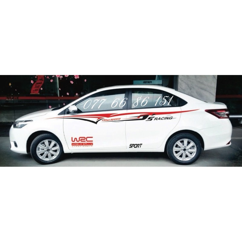 Tem Dán Sườn Xe 4-5 chỗ