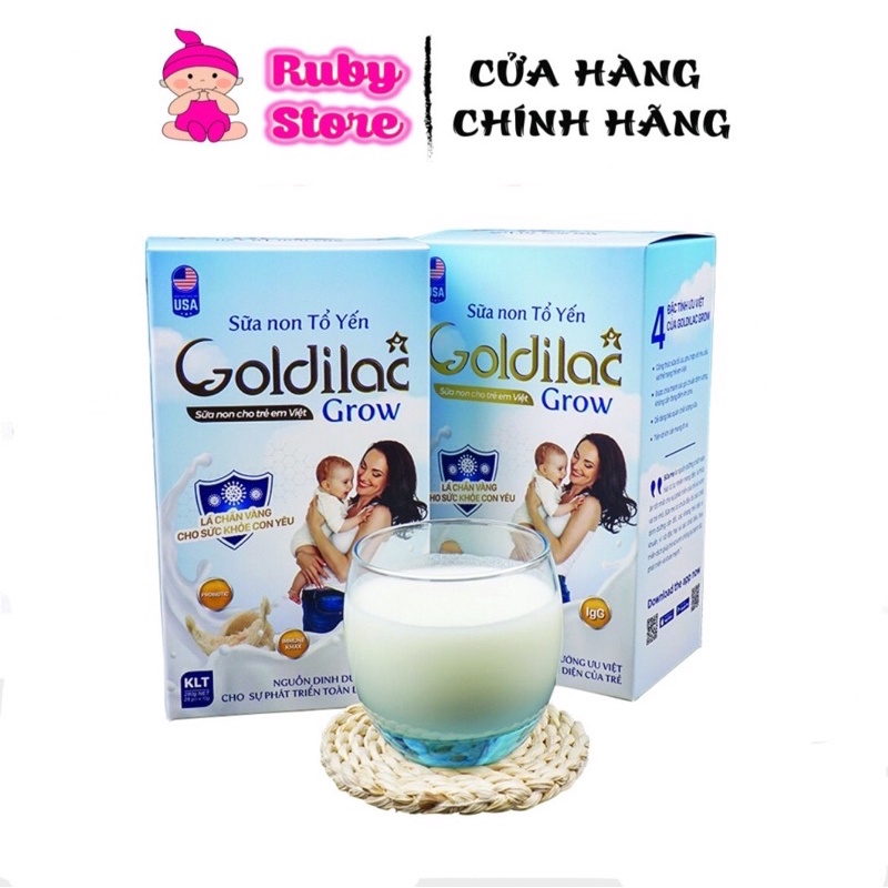 Sữa non tổ yến Goldilac - giúp con ăn khỏe, ngủ ngon, tăng cân tốt