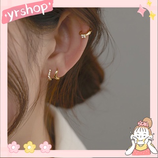 Đôi bông tai mạ vàng 14k đính đá Zircon